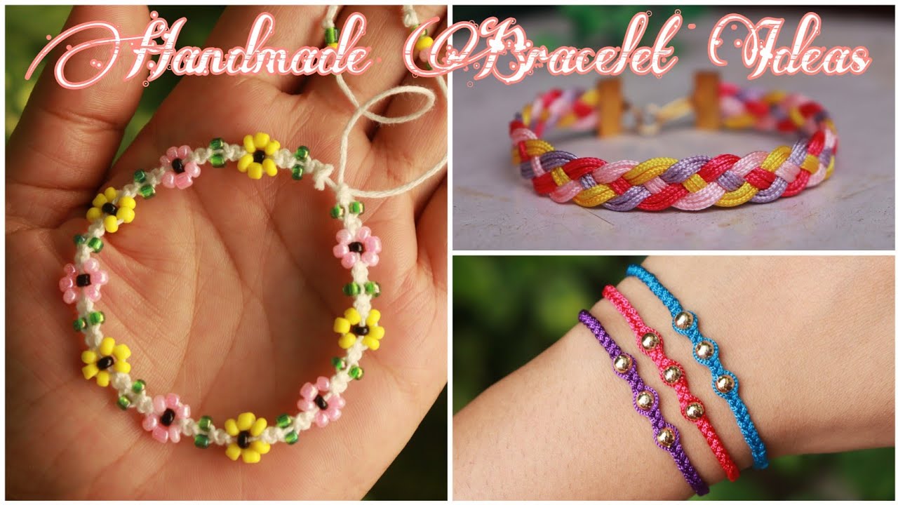 3 Handmade Macrame Bracelet Ideas | How To Make Bracelets at Home | DIY | Creation&you