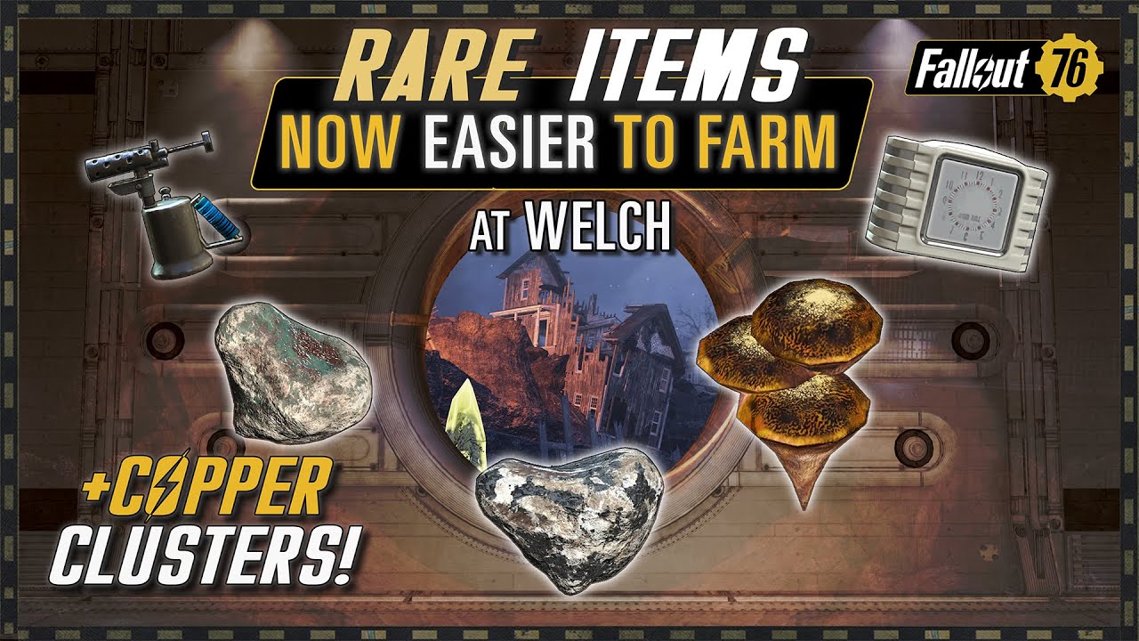 Rare Items, Ingredients and Junk Now Easier To Farm: Welch - Fallout 76