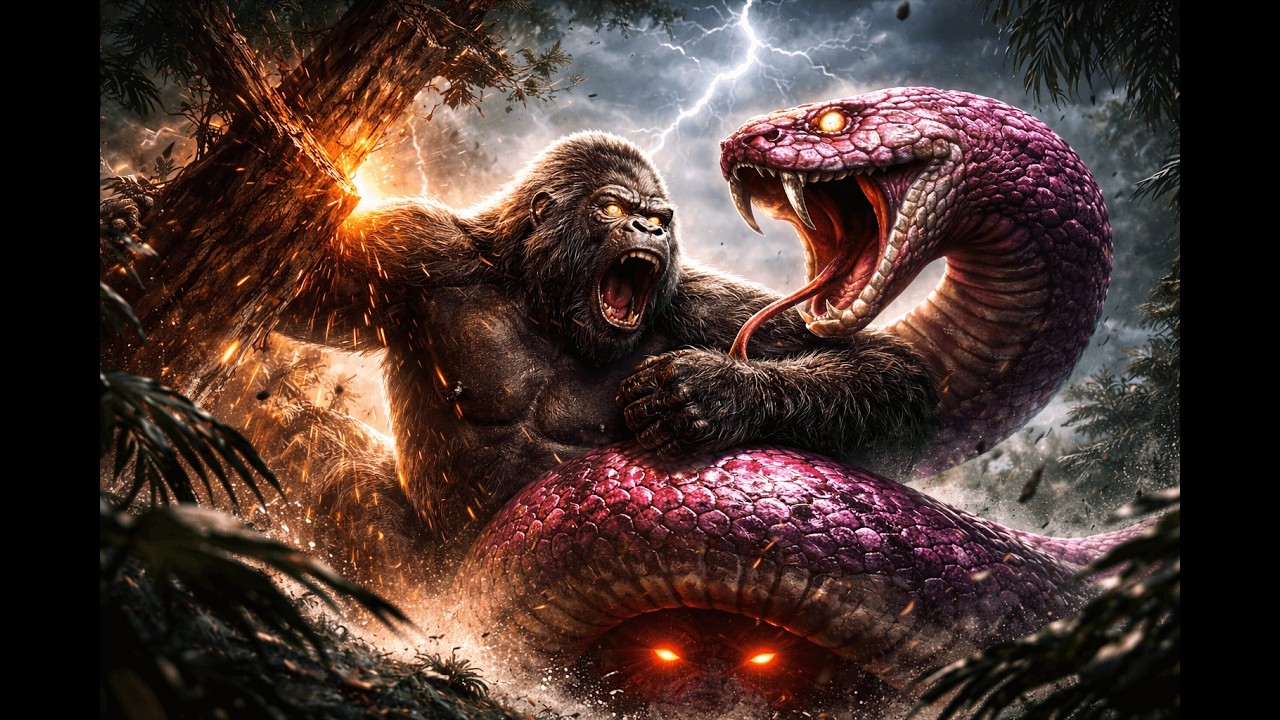 Gorilla vs Purple Scaled Titan | Rise of the Pale Behemoth