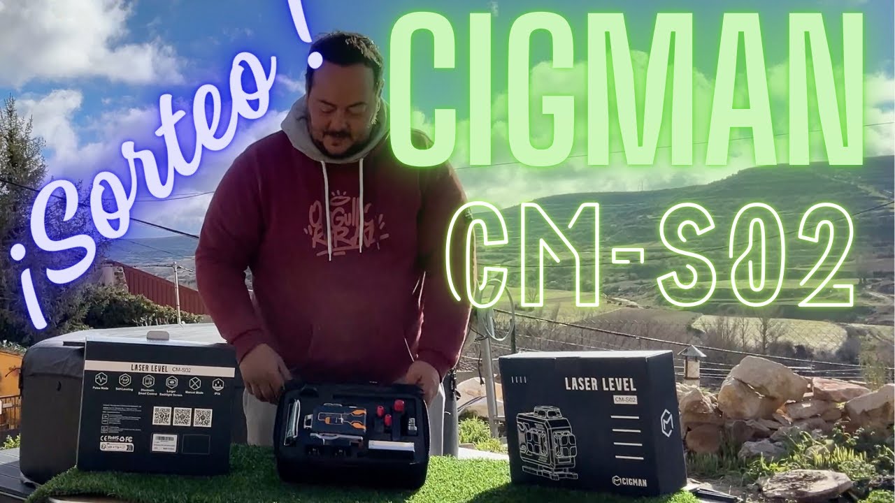 ¡Probamos el nivel láser Cigman CM-S02 y SORTEAMOS uno para ti! 🎯🔥