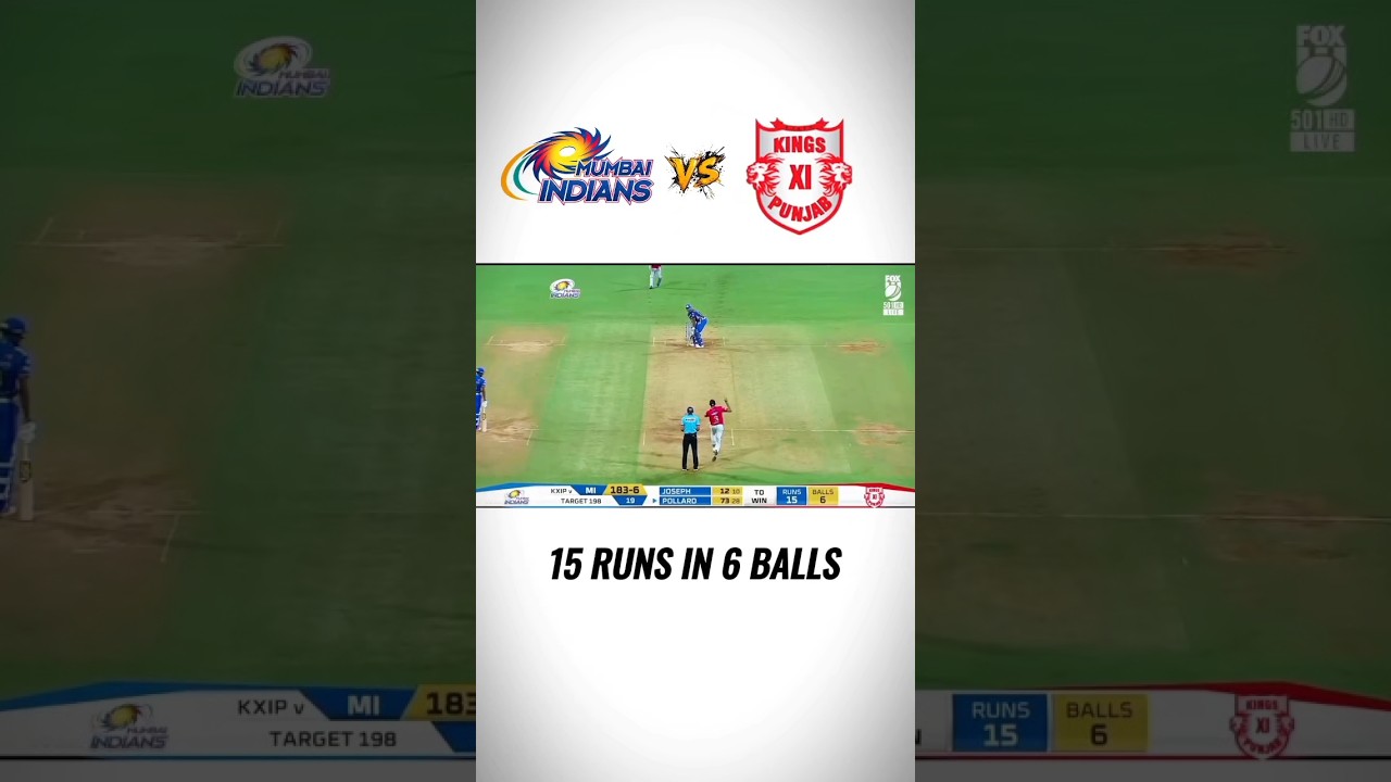 Mi vs ksip match highlights ipl 2019, 24th match😱 #cricket #ytshorts #ipl #viralshorts