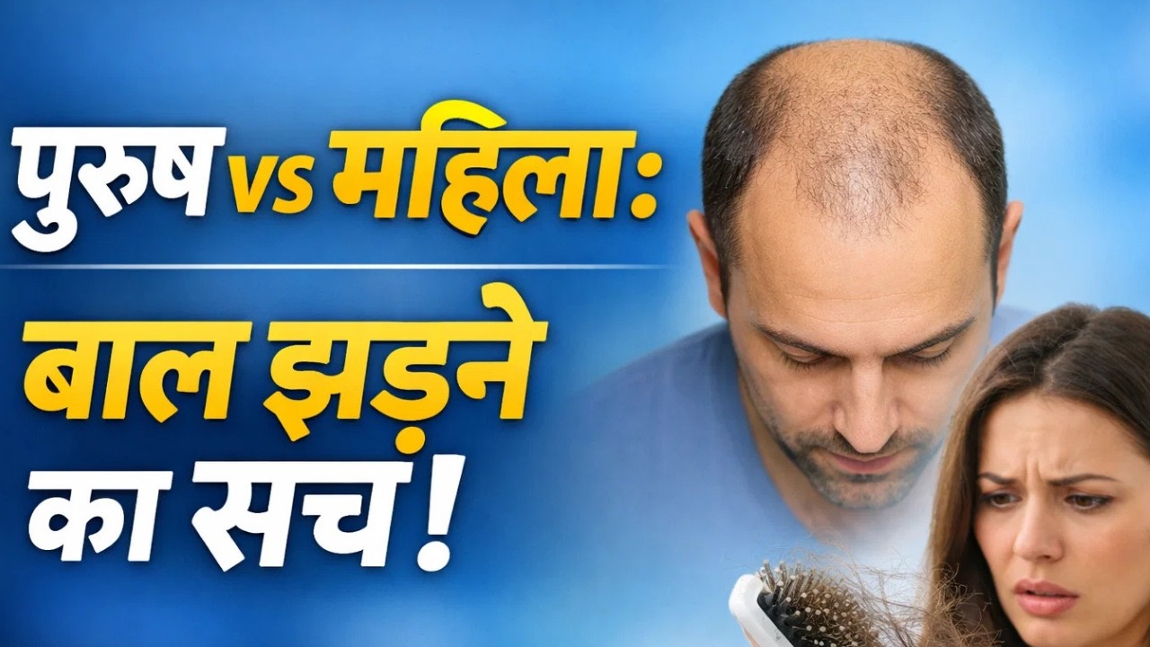 Male vs Female Hair Loss – Medical Differences | पुरुष और महिला हेयर फॉल में अंतर ?