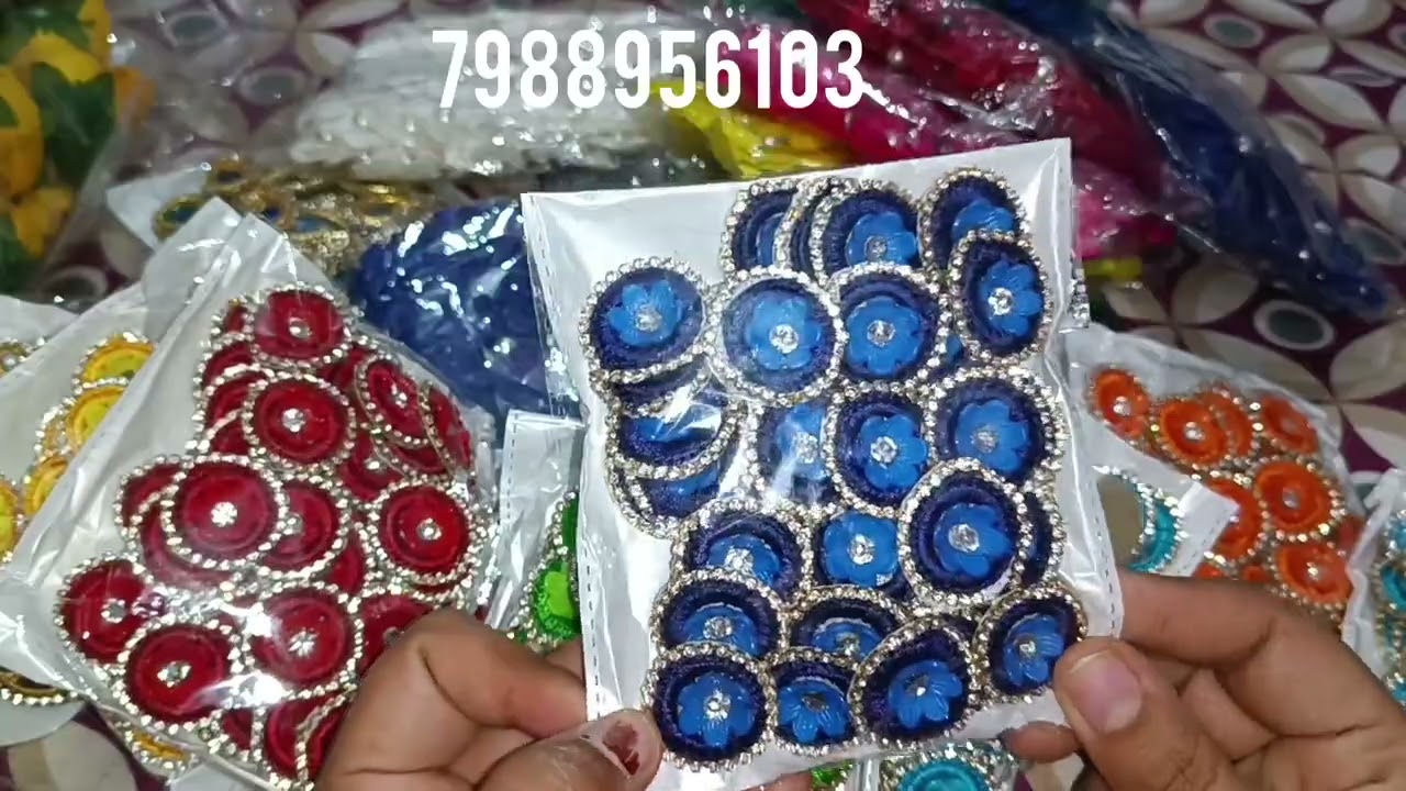 Raw material for laddu gopal dress material | diwali decoration wholesale price | 7988956103