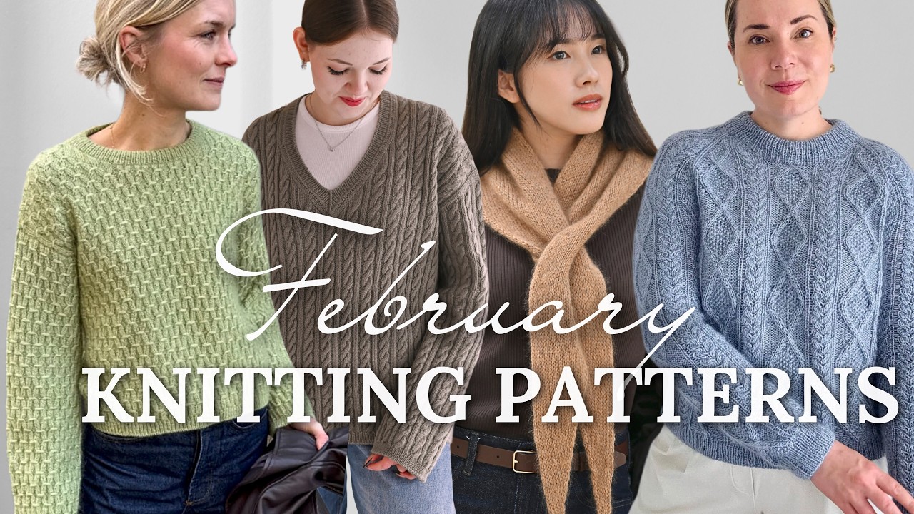 FEBRUARY PICKS! New Freshly Released Knitting Patterns 💚