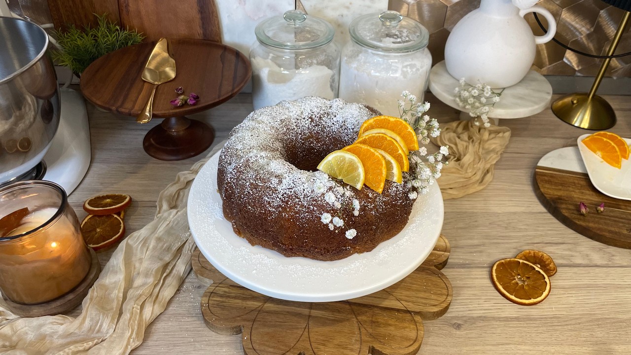 Gâteau à l’Orange Moelleux 🍊 Fin de Semaine Cosy en Cuisine !