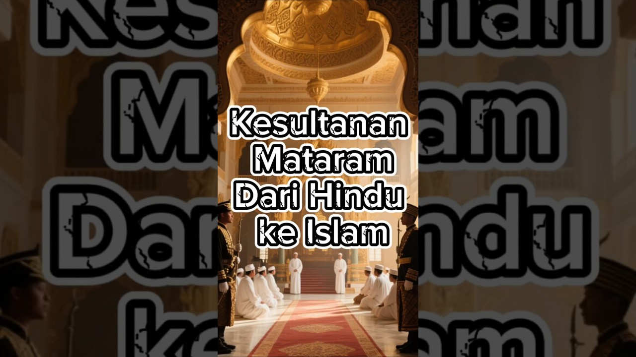 kesultanan mataram dari hindu ke islam #shorts #jejakislam #sejarahislam
