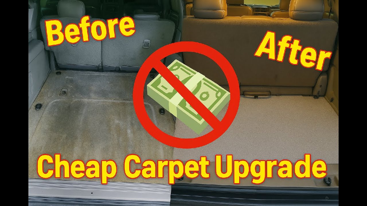 Cheap Cargo Mat Hack &mdash; DIY SUV Carpet Upgrade for Under $30!