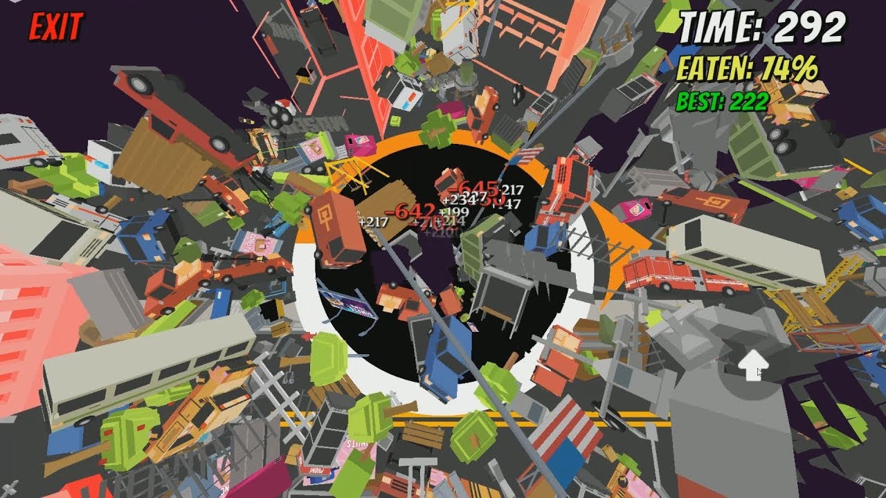 Hole.io [Void.io] Map Control: 100.00% - Big Hole