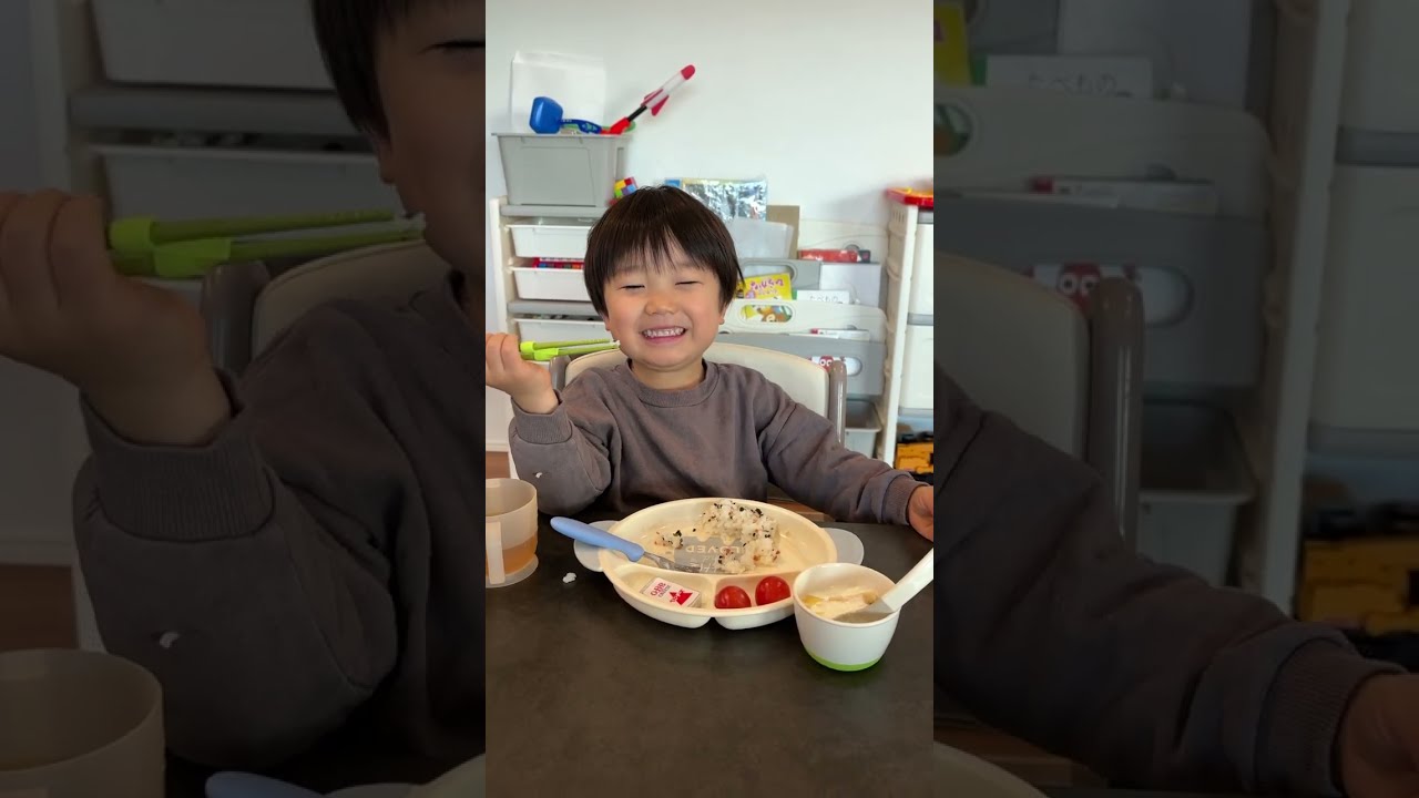 【食事】HARU/もくもく食事と豆まき　【3years 10month old】