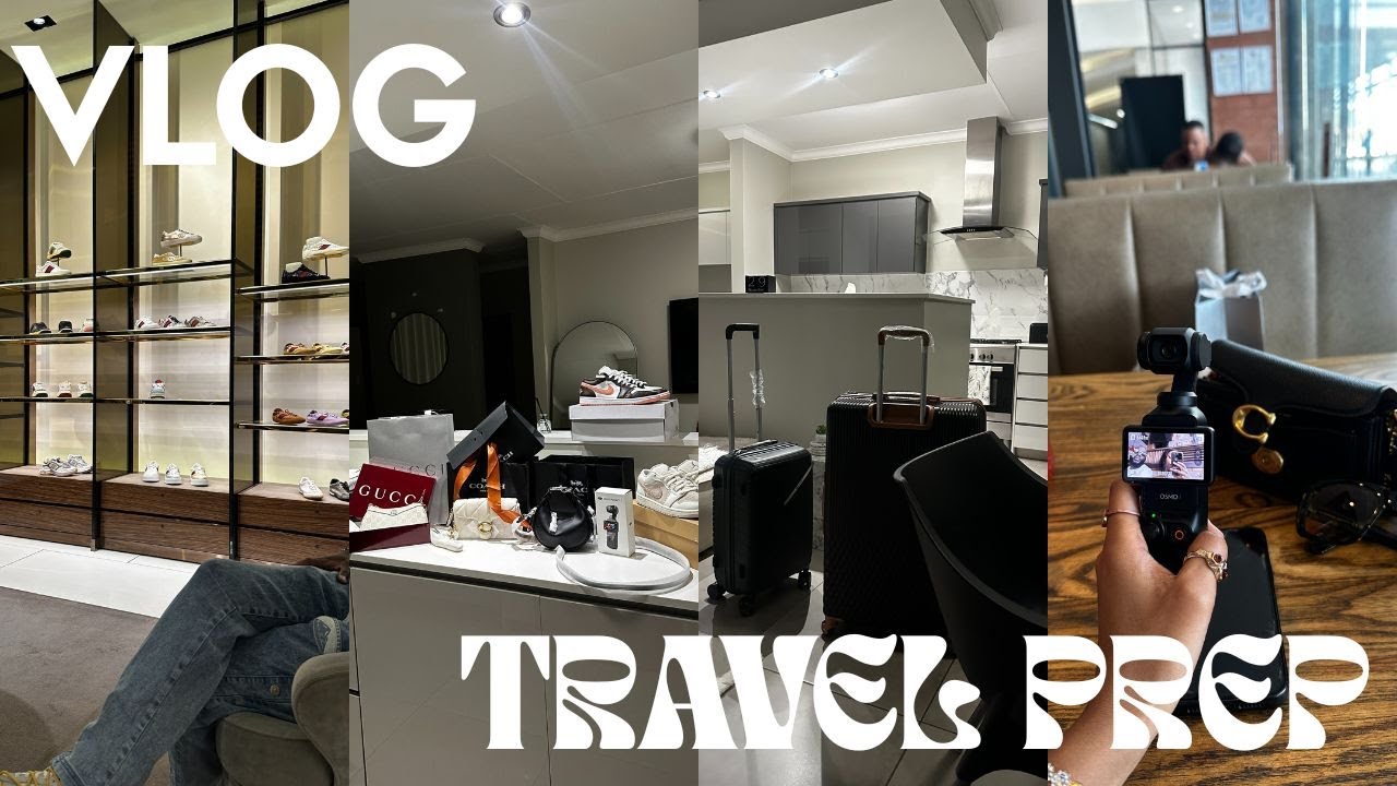 TRAVEL PREP VLOG|| Bought myself a Gucci bag! It's my Birthday!! Where are we going?
