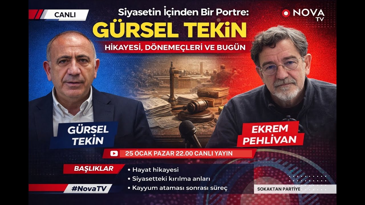 Siyasetin İçinden Bir Portre: Gürsel Tekin | Hikâyesi ve Bugün 🔴İzleyemeyenlere Tekrar Yayım