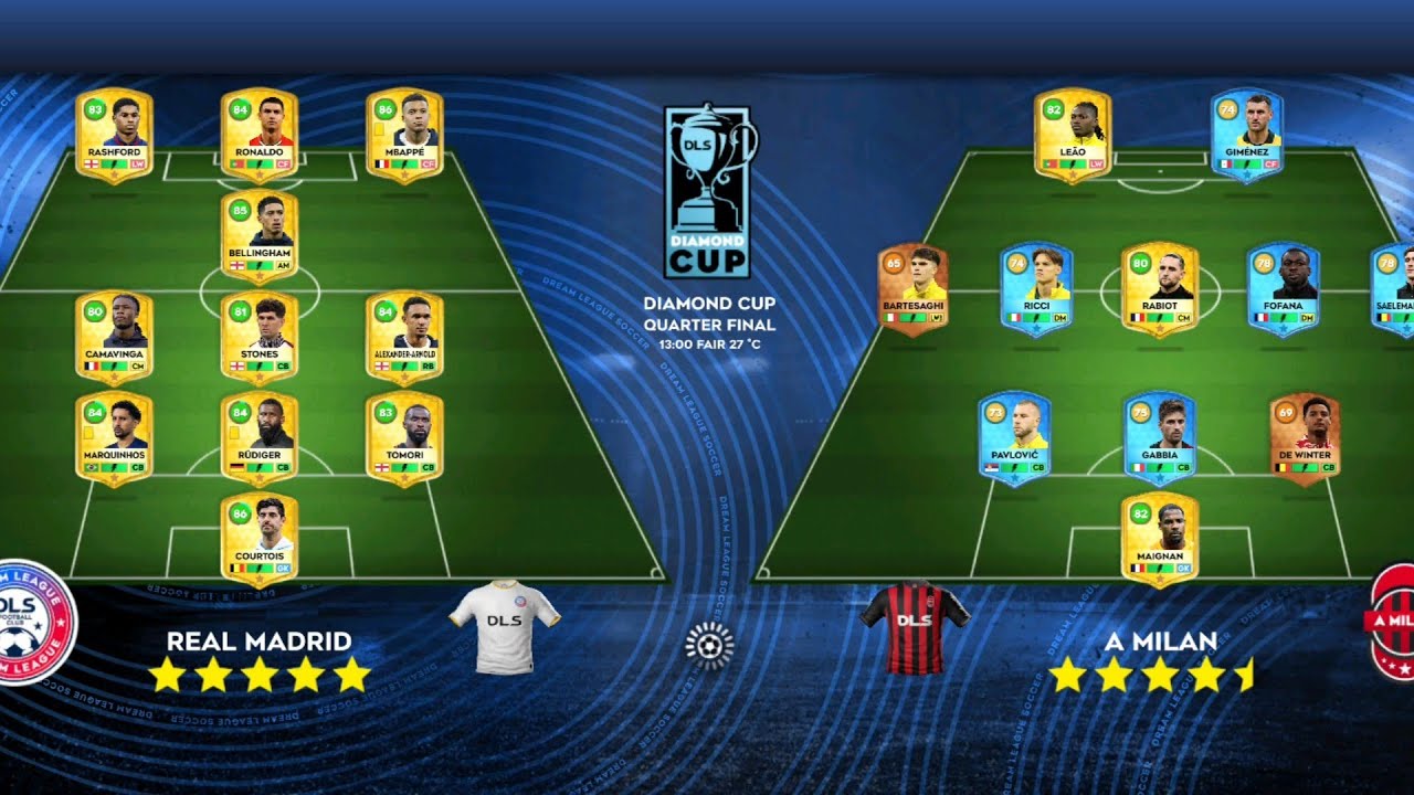 DLS26 REAL MADRID VS A MILAN VS A MILAN 