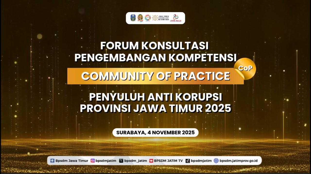 Forum Konsultasi Pengembangan Kompetensi Community of Practice (CoP) Penyuluh Antikorupsi Tahun 2025