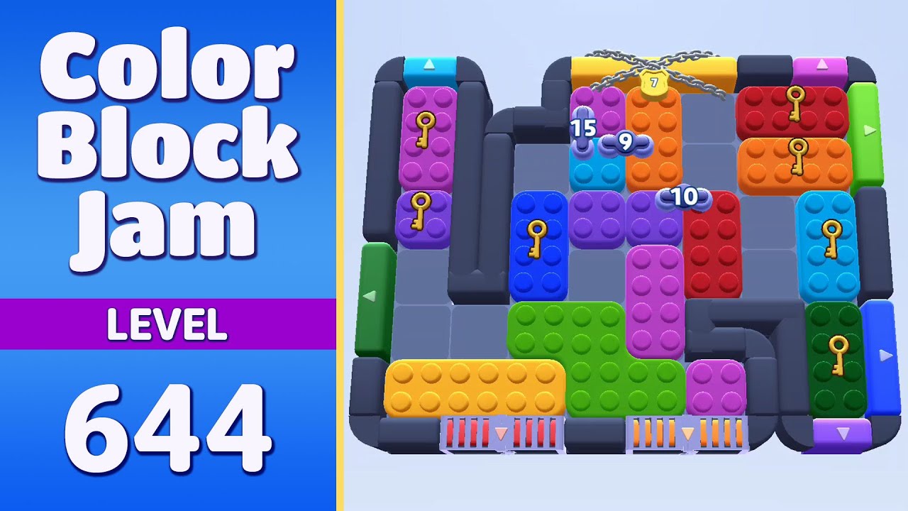 Color Block Jam Level 644 | Every Puzzle Solved! 🎯