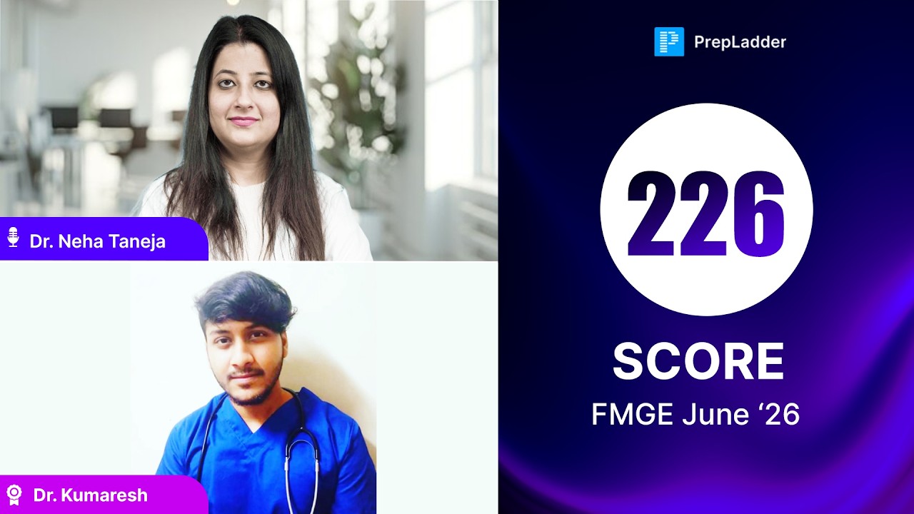 FMGE June 2026 | 226 Scorer LIVE | Dr. Kumaresh  with Dr. Neha Taneja