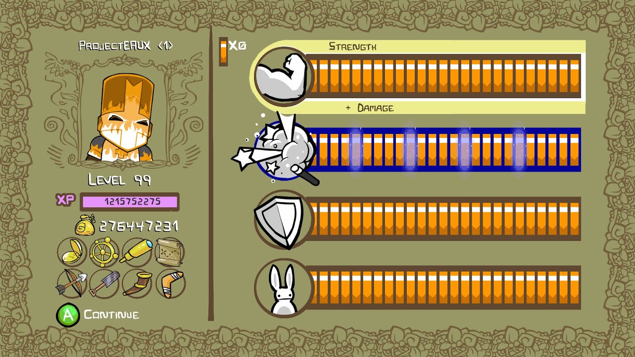 Multiple ways to get infinite xp in castle crashers (Remastered)