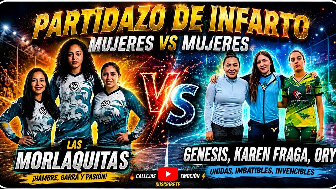 🔥 RETARON A LAS MORLAQUITAS 😱PARTIDO FEMENINO DEL A&Ntilde;O🏐🇪🇨MORLAQUITAS VS KAREN FRAGA,GENESIS,ORI ❤️&zwj;🔥🥰