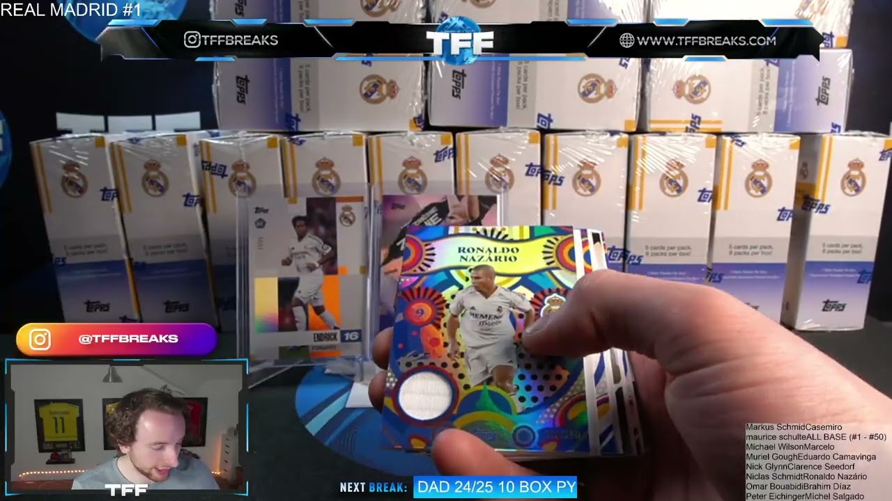 Topps® Real Madrid Team Set 2024/25 20 Box PYP Case #1