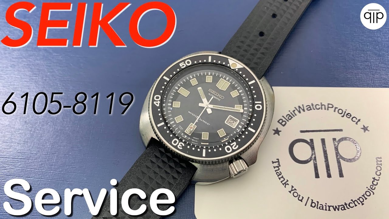 For C.M. -- Seiko 6105-8119 Service and Restoration