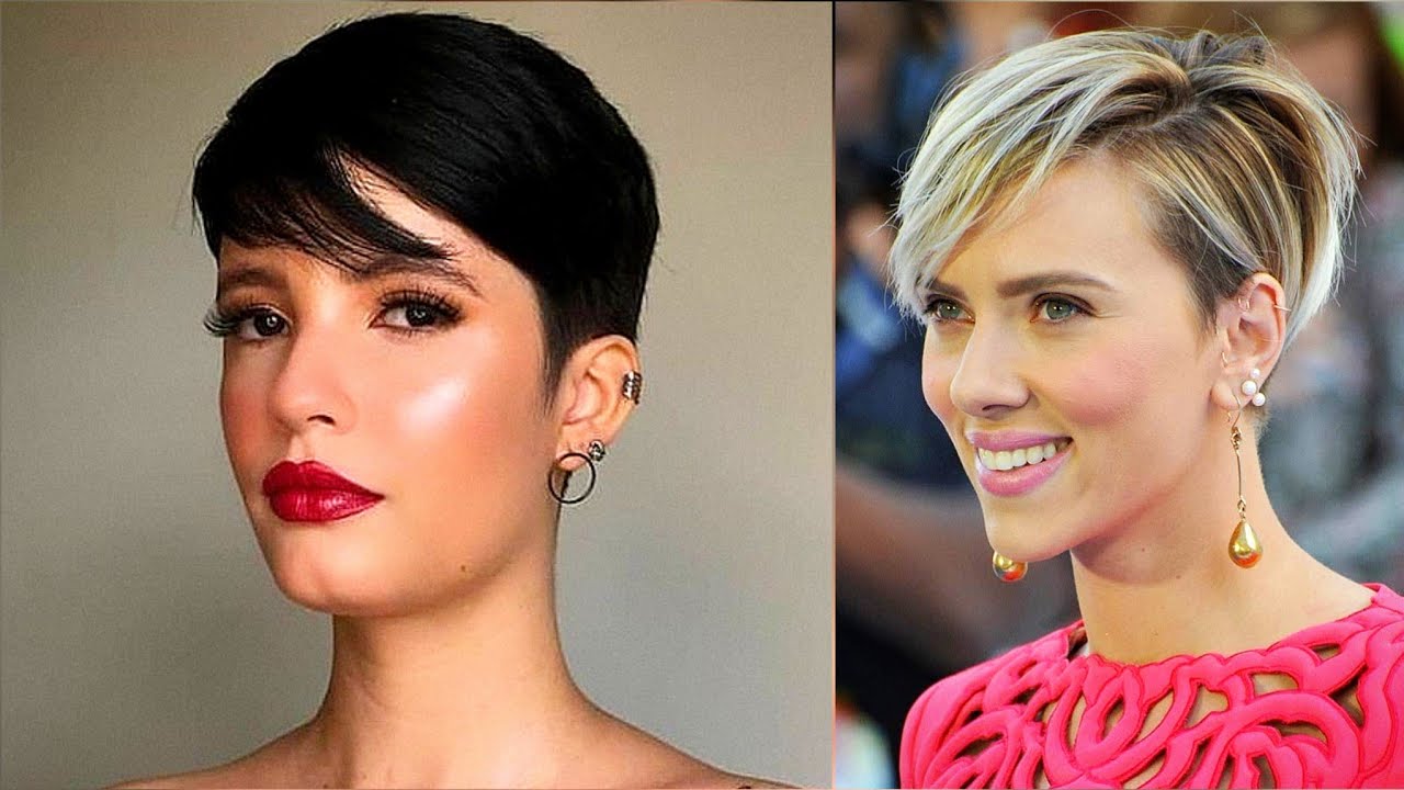 Women Short Fine Undercut Pixie Haircut Style 2023 | Long To Short Haircut Transformation