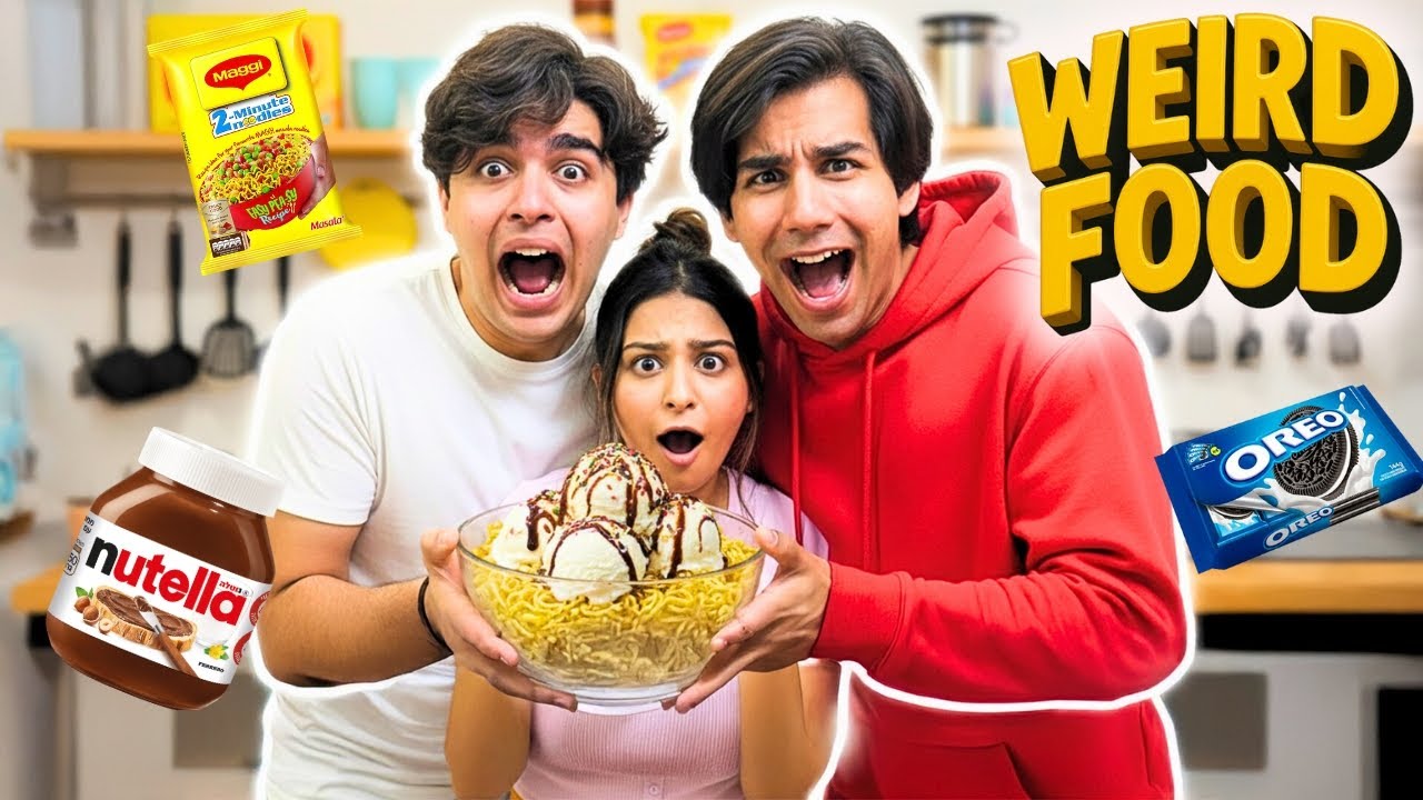 WEIRD FOOD Challenge | Rimorav Vlogs