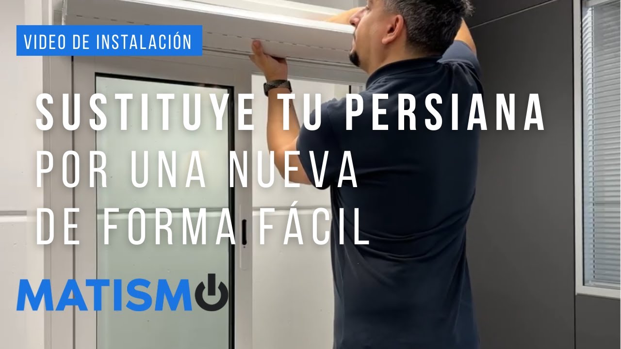 Cómo cambiar una persiana vieja por una nueva paso a paso | Fácil y sin obras