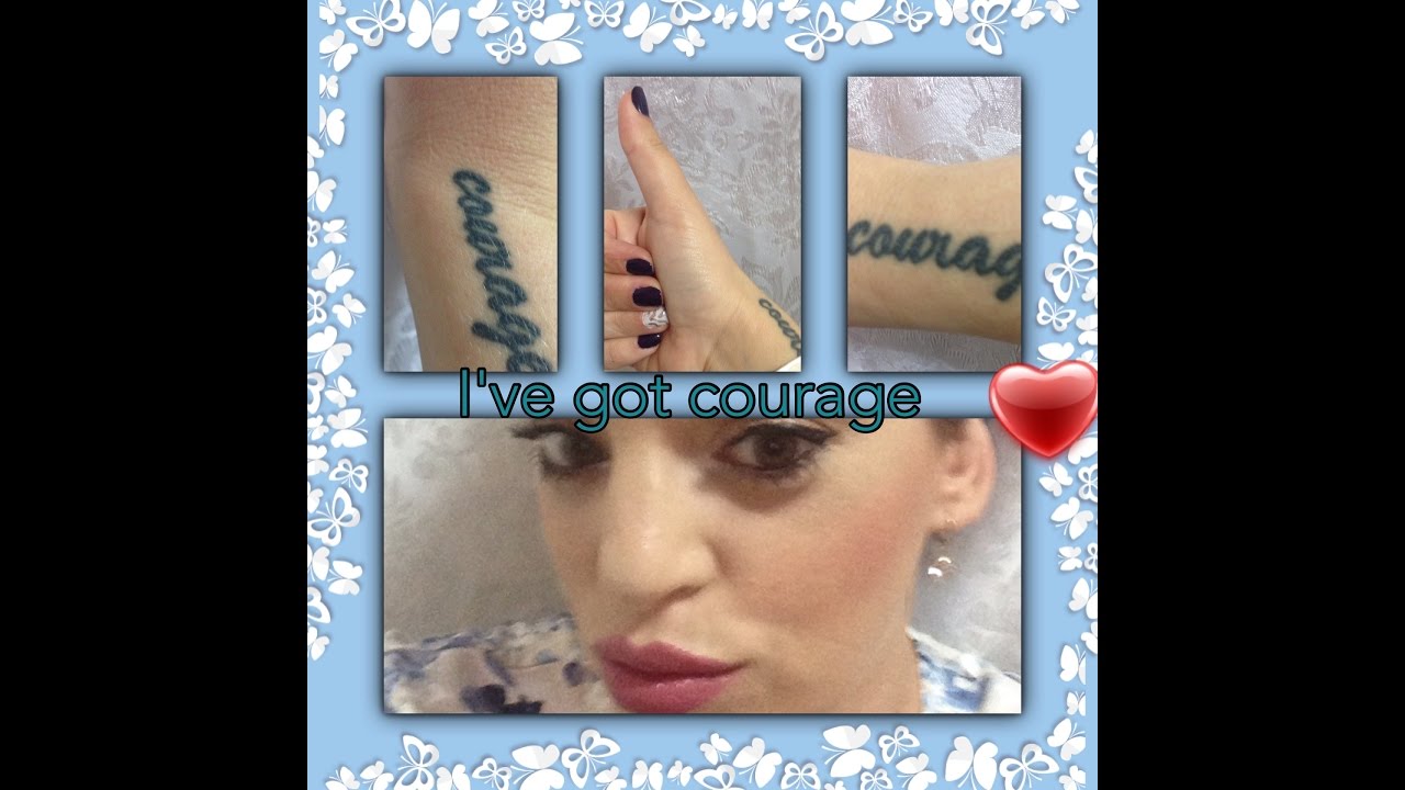 My COURAGE tattoo pt 1