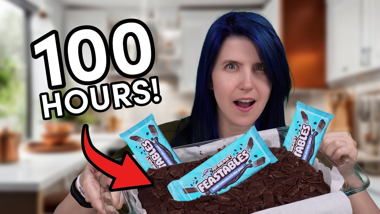 Can MrBeast's Chocolate Make the ULTIMATE 100-hour Brownie?