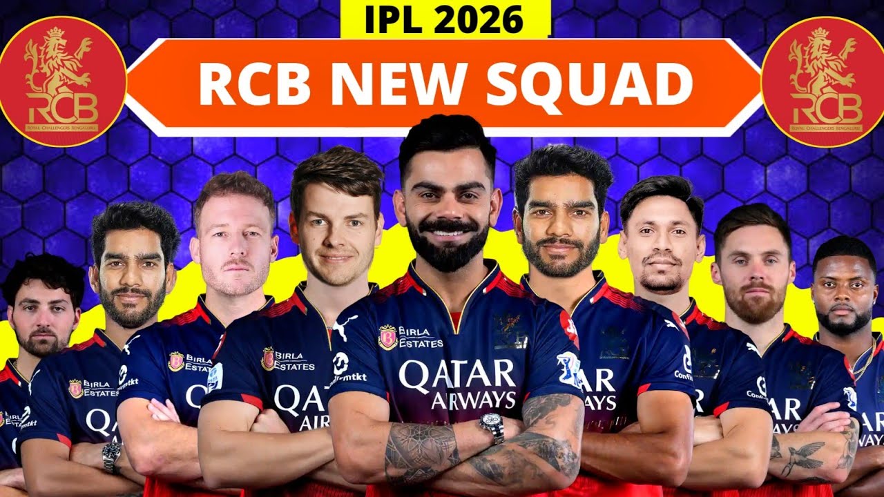 IPL 2026 &mdash; Полный состав Royal Challengers Bangaluru | Новый состав RCB 2026 | Список игроков ком...