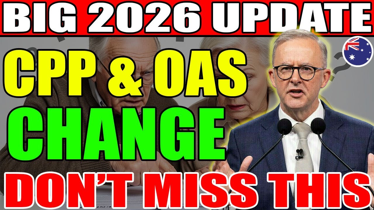 CPP & OAS 2026 Update 🚨 Retirees 60–75 Must Know These Income Changes