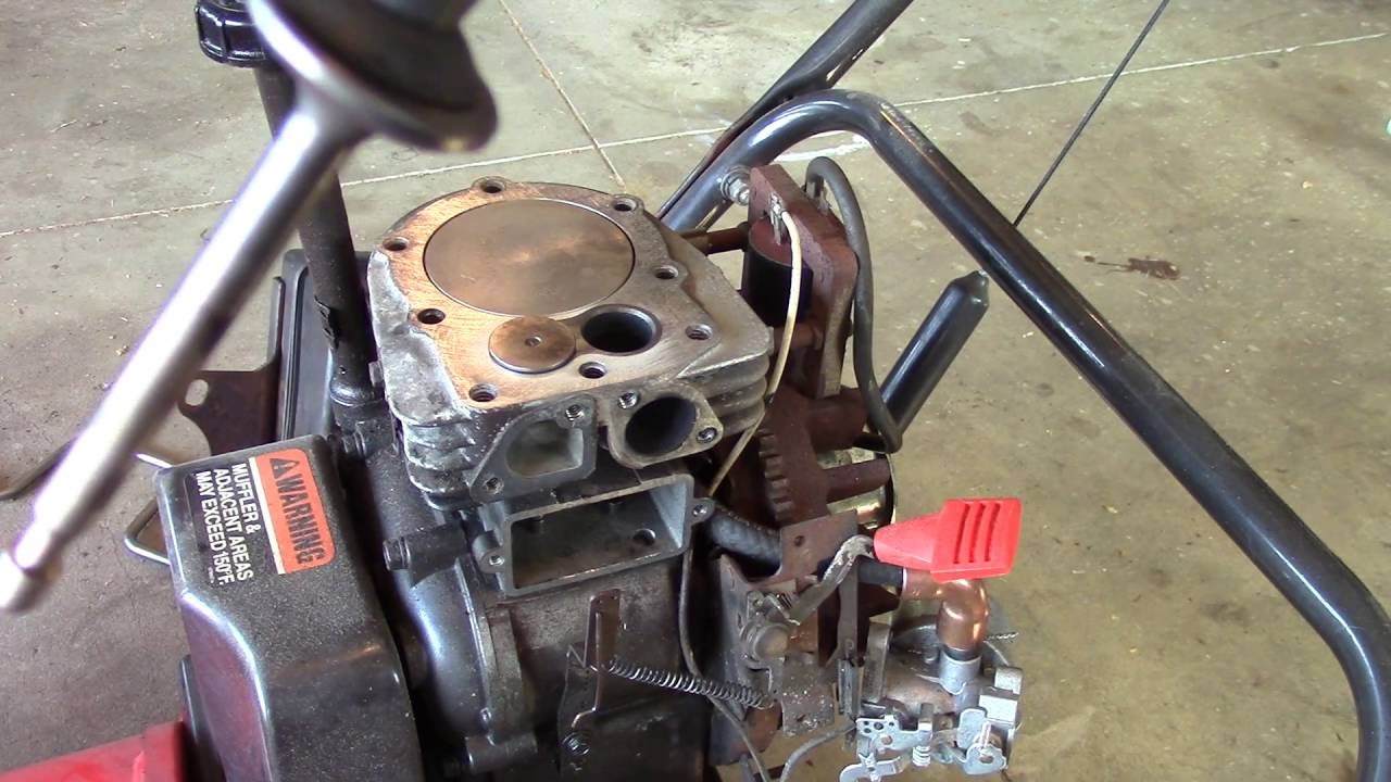 Lawnmower Snowblower Valve Job