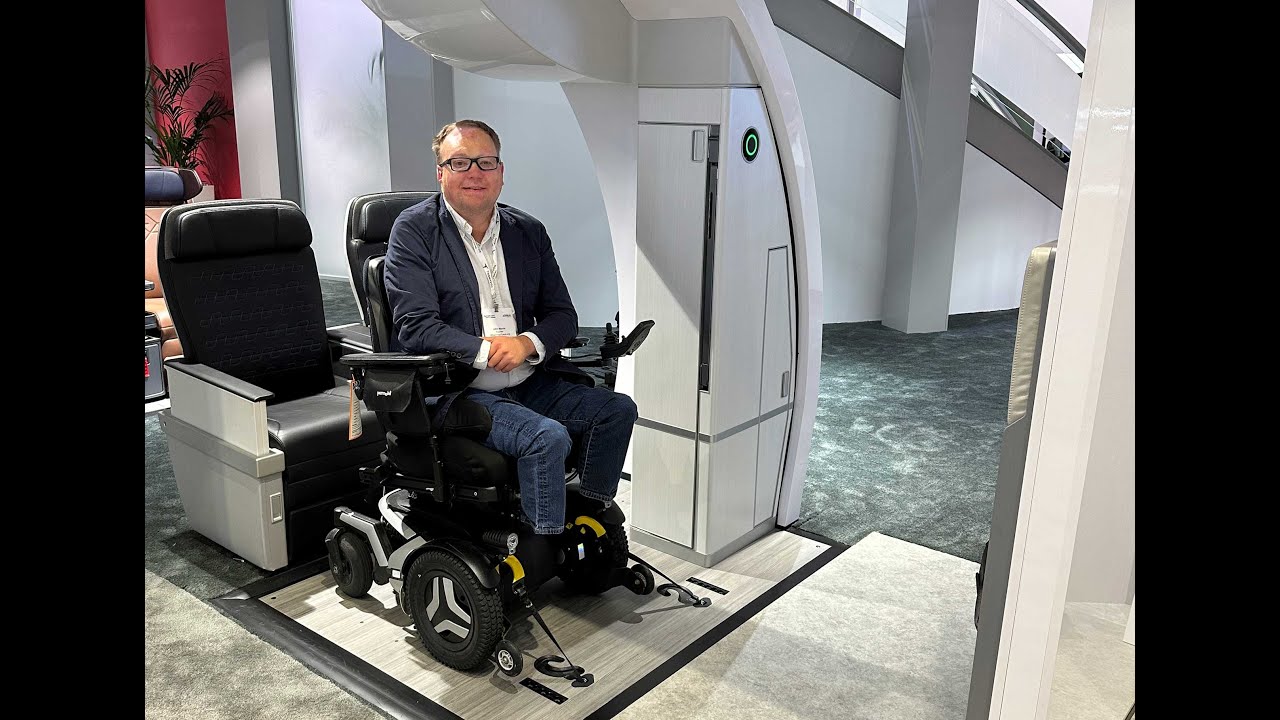 Demo: Collins Aerospace Wheelchair Securement Space, AIX 2024