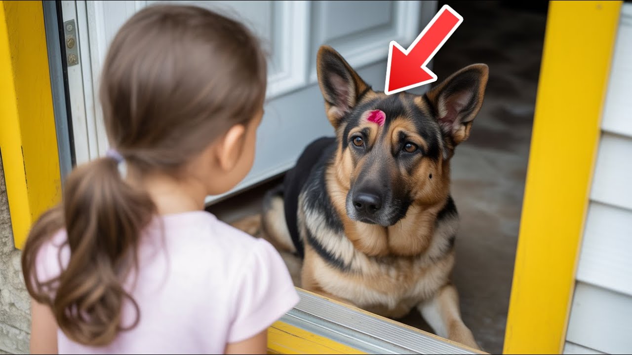 Ein streunender Hund klopfte jeden Morgen an die Tür des Mädchens… Eines Tages ließ sie ihn rein