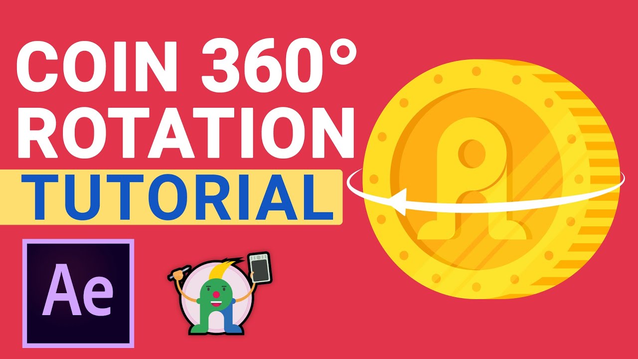 3D Coin Animation Tutorial in After Effects | 360 Degree Coin Rotation