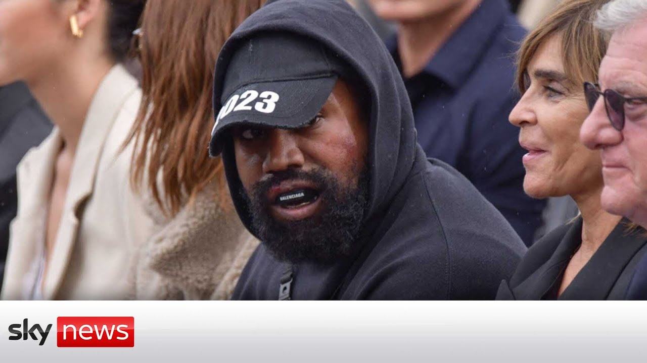 Kanye West suspended from Twitter after sharing image of swastika and praising Hitler