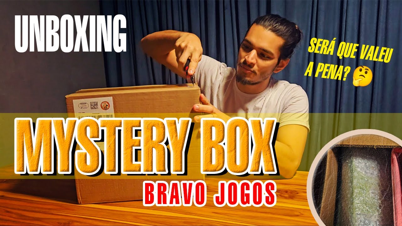 ABRIMOS A MYSTERY BOX 8 DA BRAVO JOGOS | Será que valeu a pena? 🤔 #unboxing
