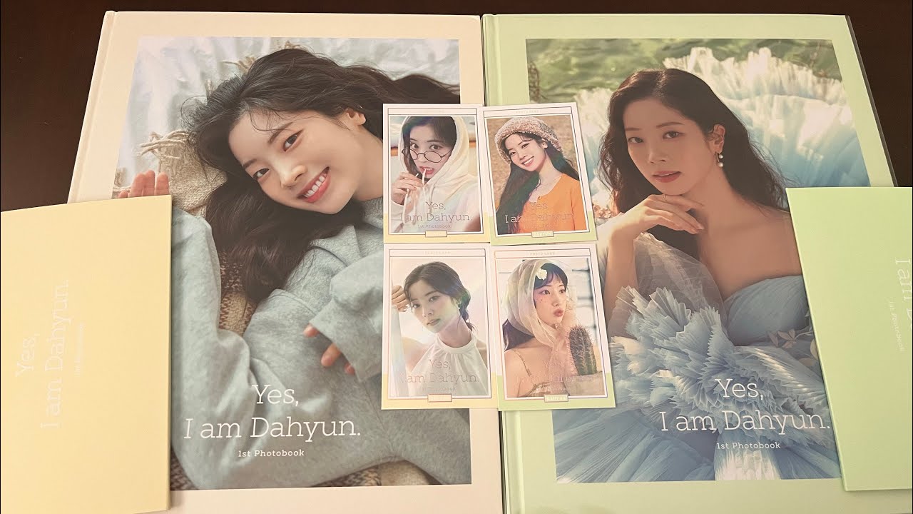 [Unboxing] Yes, I am Dahyun 1st Photobook ⟡ Beige & Apple Green versions ♡ Twice