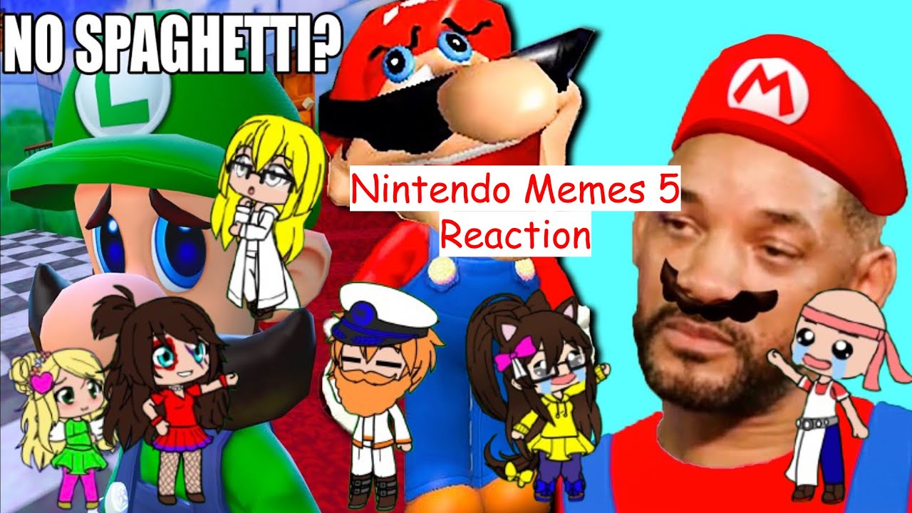 Random Roster reacts to Mario Reacts to Nintendo Memes 5