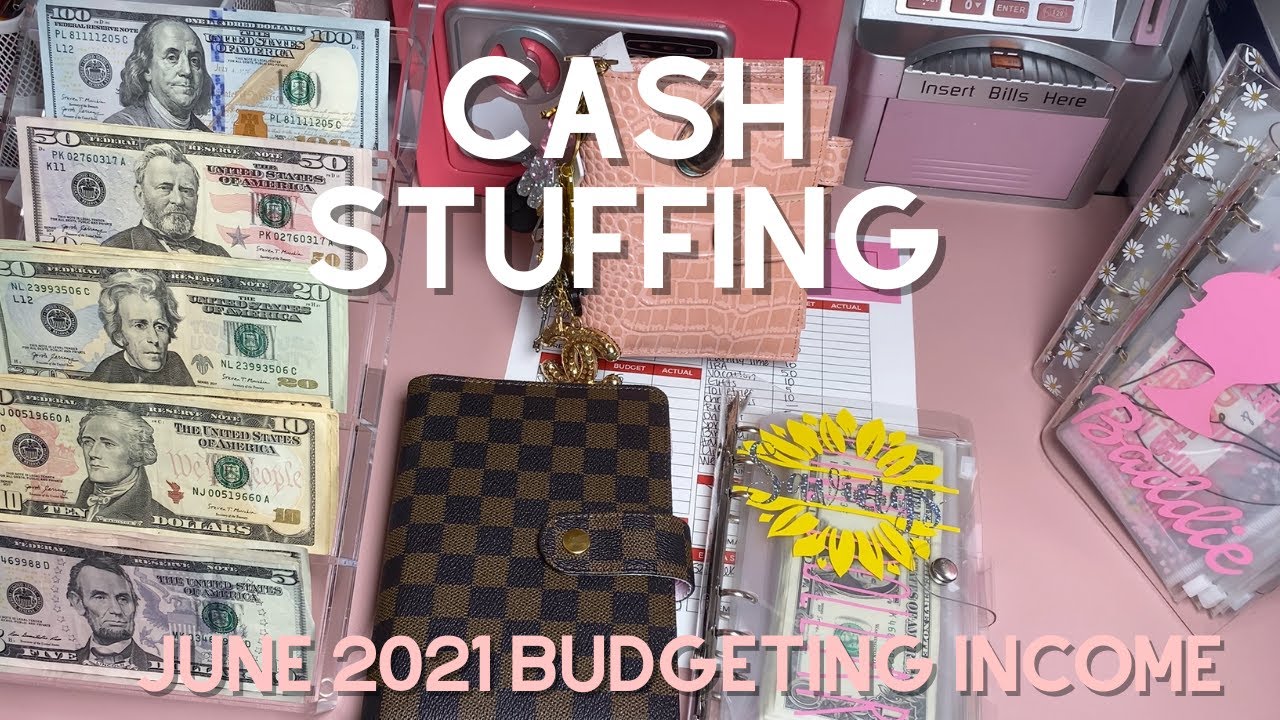 June Cash Envelope +Sinking Funds Stuffing| Beginner Cash Stuffing | Entrepreneur | OhmyfroBudgets