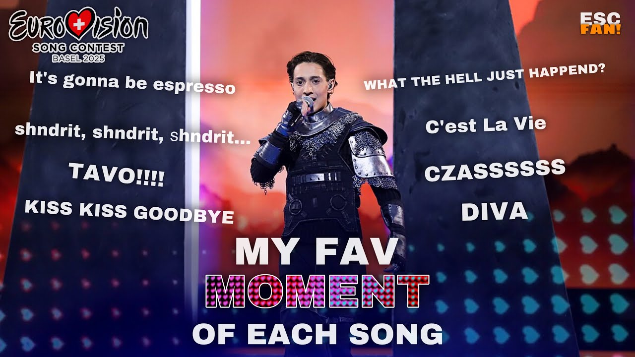 EUROVISION: 2025 | MY FAVORITE MOMENT OF EACH SONG!