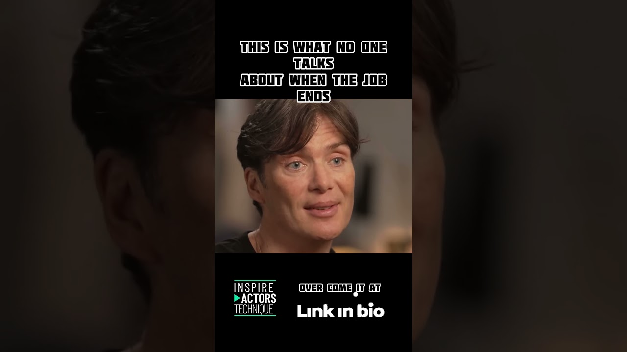 Cillian Murphy just said what every actor feels when the job ends.