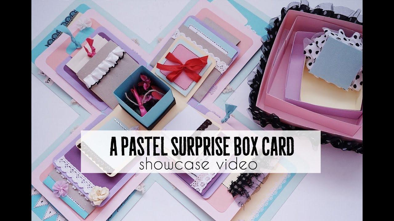 Pastel Surprise Exploding Box Card (design showcase)