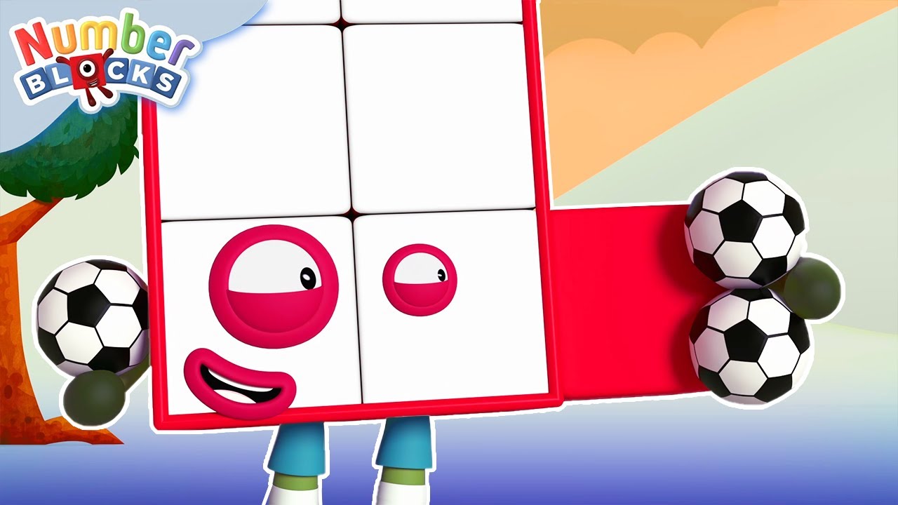NÚMEROS Y FÚTBOL | 60 minutos de Matemáticas para niños | Numberblocks en Español