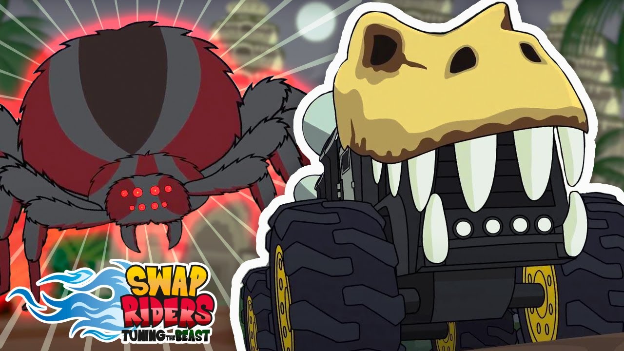 SWAP RIDERS 🕷️ TARANTUJUNGLE: ¡UNA ANIMALADA DE CIRCUITO! | DIBUJOS ANIMADOS EN ESPAÑOL
