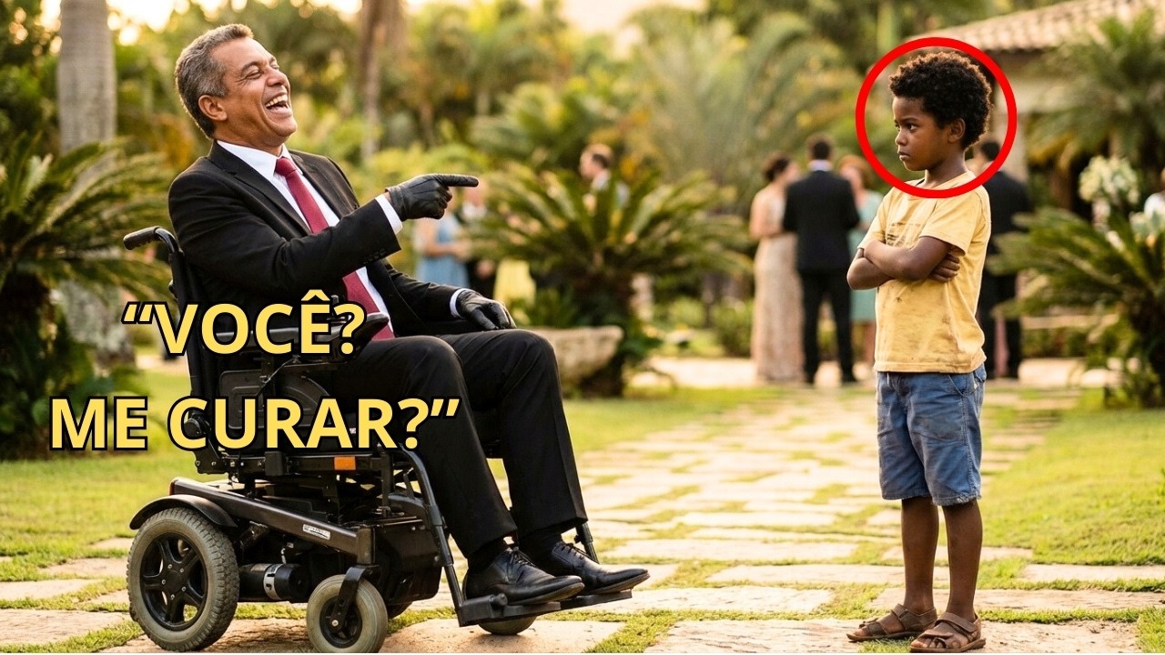 SE VOCÊ ME CURAR, TE DOU 1 MILHÃO—ZOMBOU O BILIONÁRIO…PREPARE O CHEQUE, RESPONDEU O MENINO NEGRO