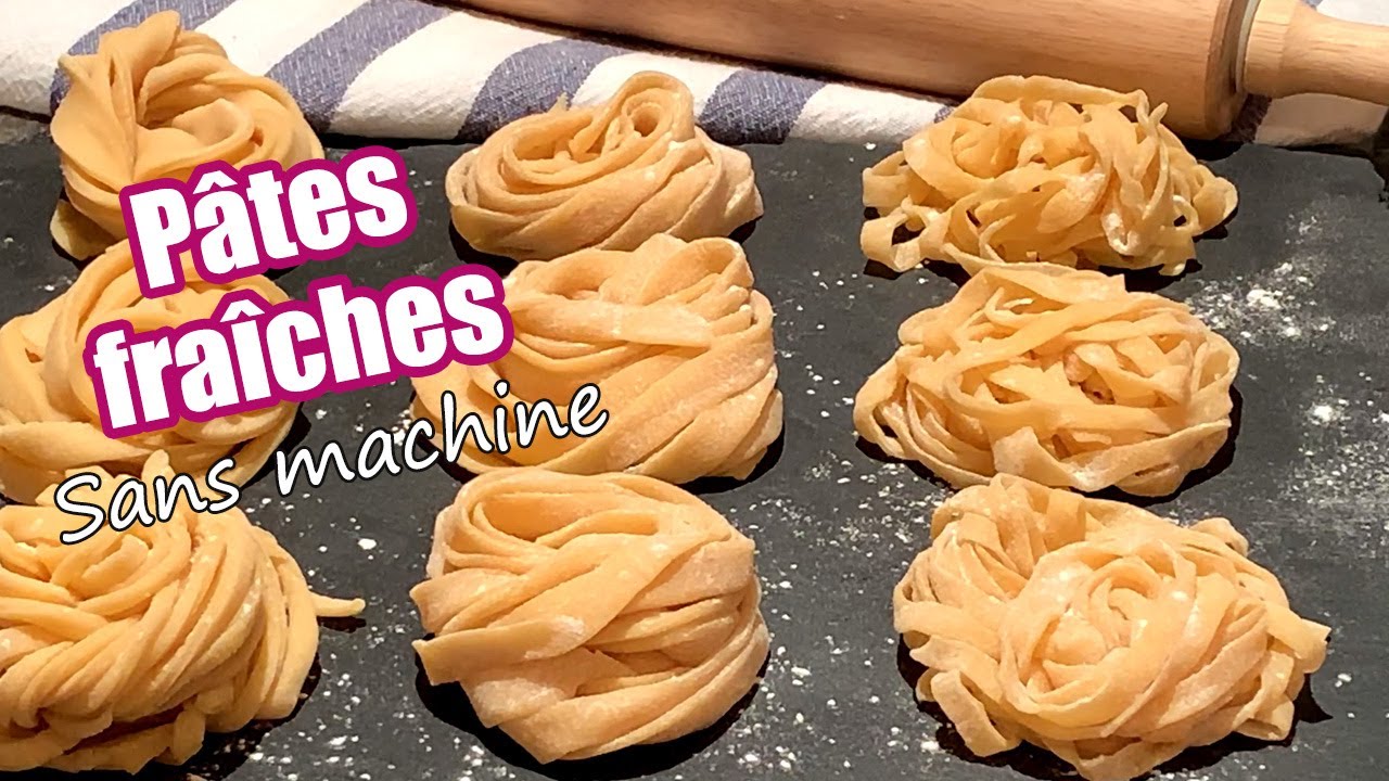 Pâtes fraîches maison SANS machine (à la main)