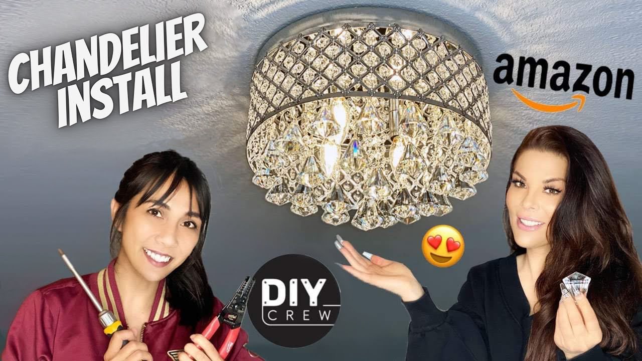 DIY Installing A Crystal Chandelier