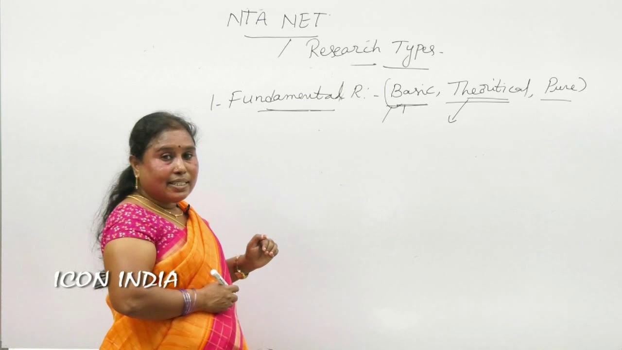 NTA-NET || RESEARCH TYPS || ICON INDIA