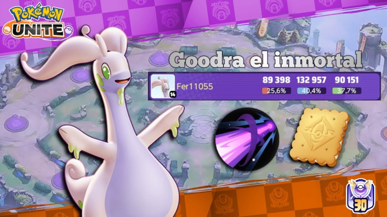 La mejor build para Goodra tanque | Pokémon Unite S30 | 