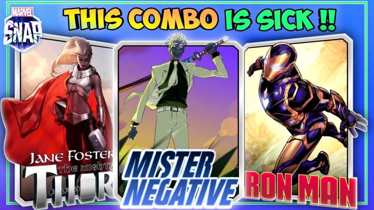 HE IS BACK !! BEST MR NEGATIVE DECK | MARVEL SNAP